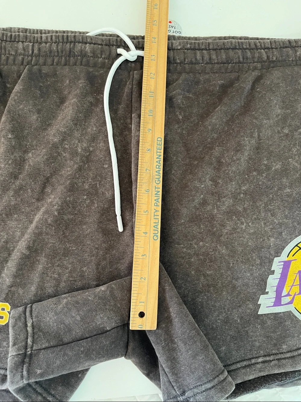 NBA Big Men's Graphic Fleece Shorts, Los Angeles Lakers Size 3XL Lakers Logo